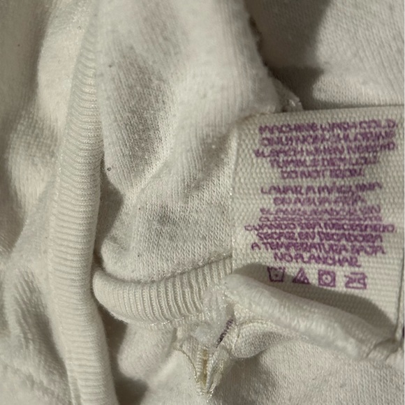 OP White Terrycloth Hooded Swim Coverup - Picture 8 of 9